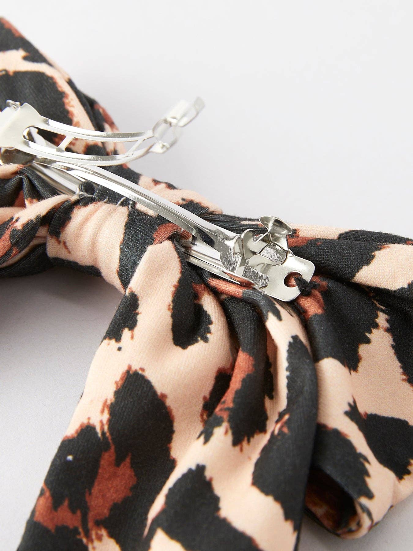 Leopard Print Hair Bow