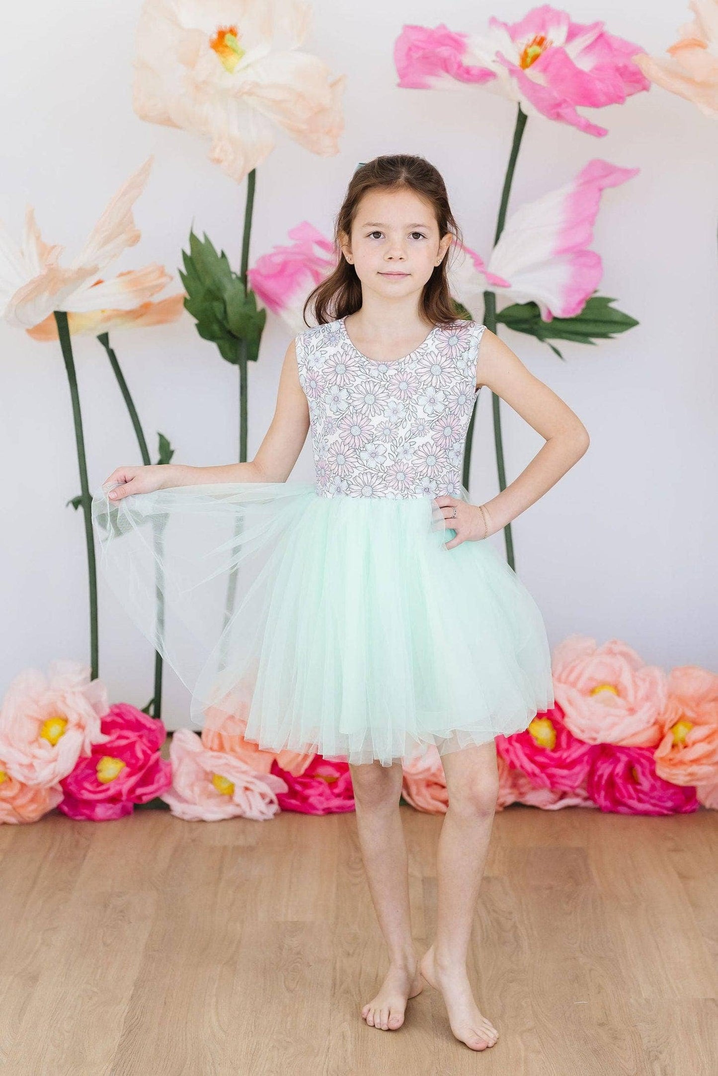 Blush & Bloom Tank Tutu Dress