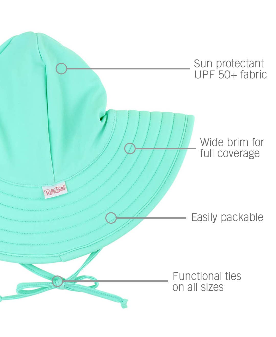Island Blue Swim Hat