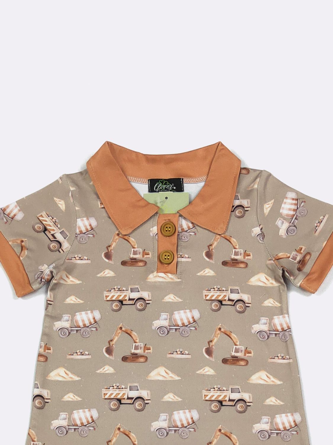 Construction Boy Romper