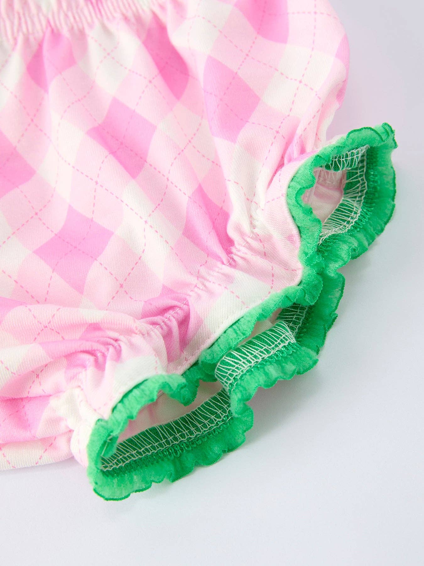 Golf Embroidered Baby Girls Smocked Bow Bloomer Set