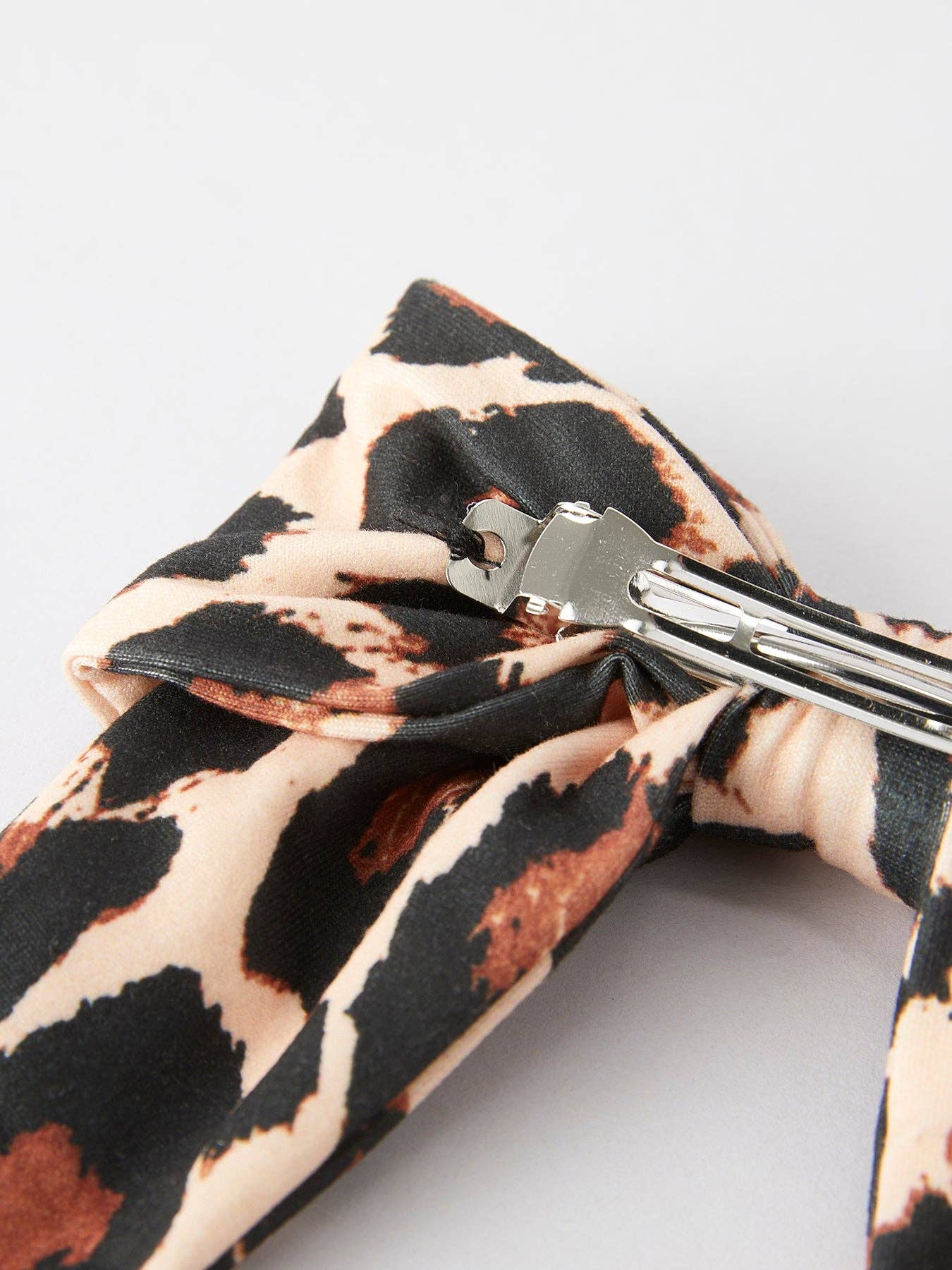 Leopard Print Hair Bow