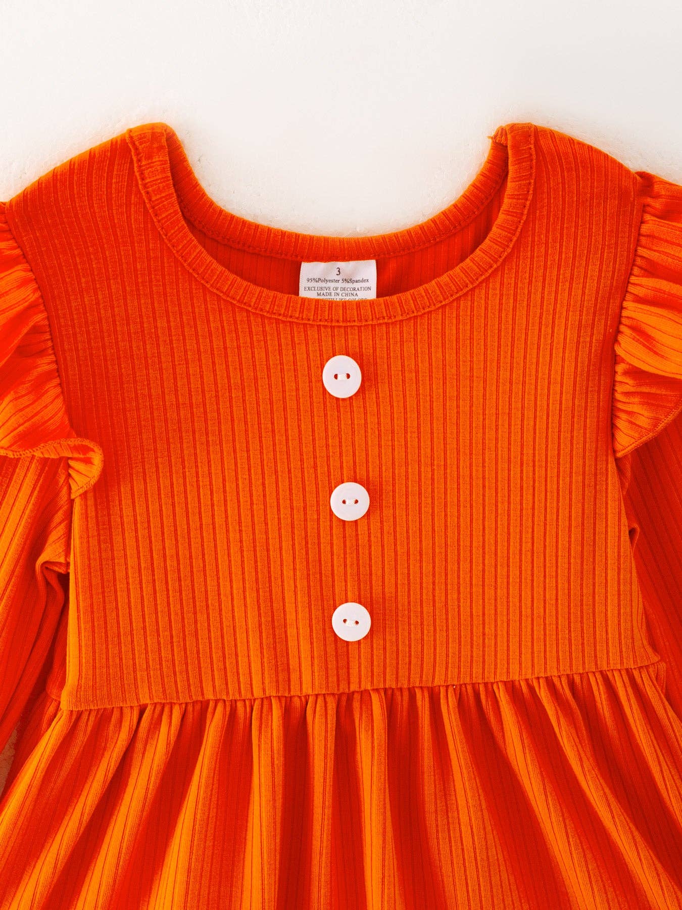 Girls Pumpkin Print Set