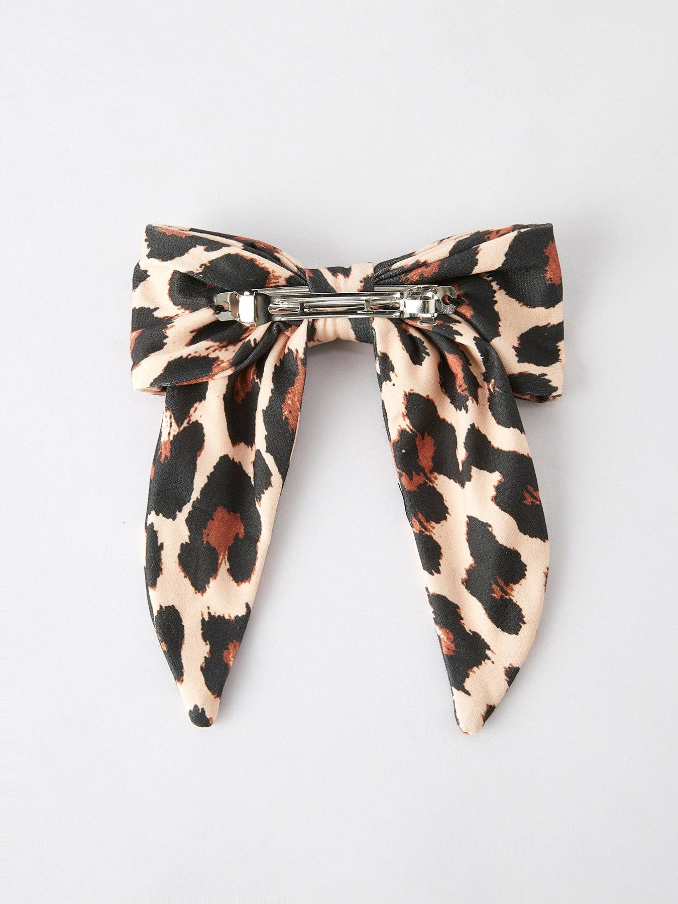 Leopard Print Hair Bow