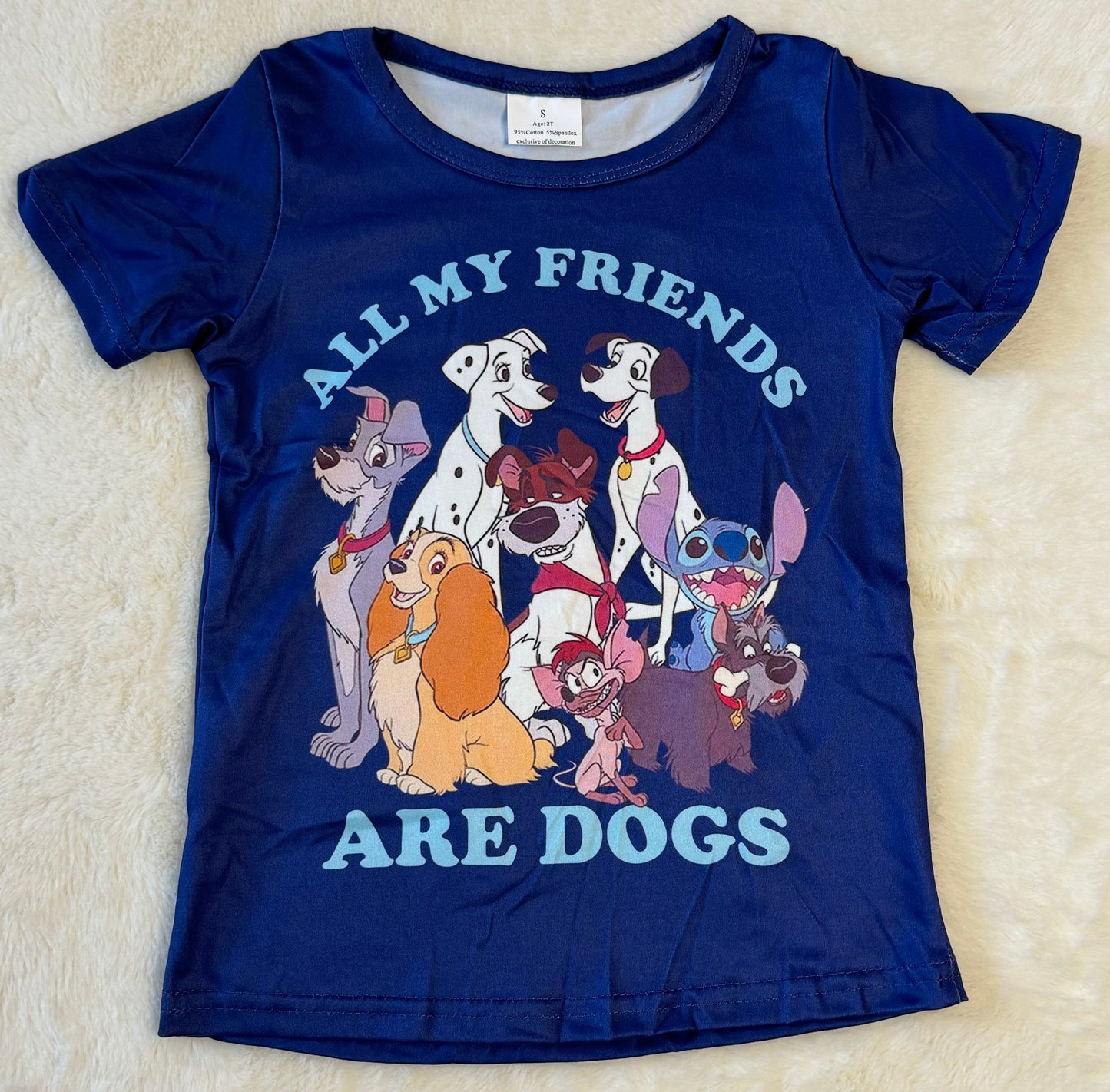 All My Friends Are Dogs Bell Bottom Outfit