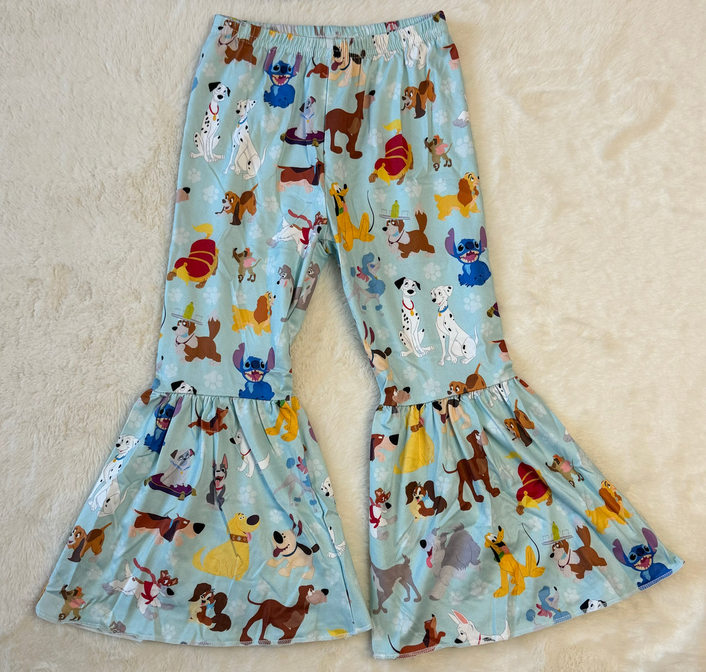 All My Friends Are Dogs Bell Bottom Outfit