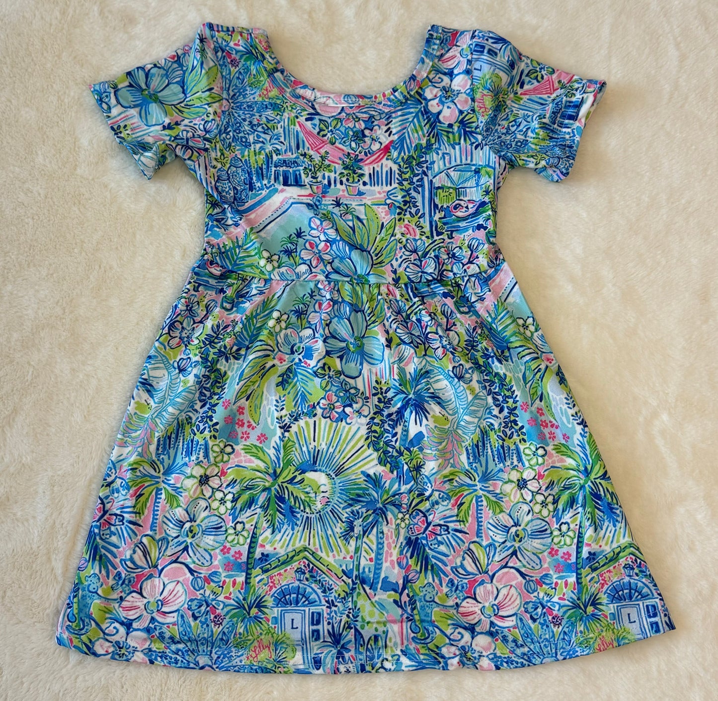 Blue Garden Dress