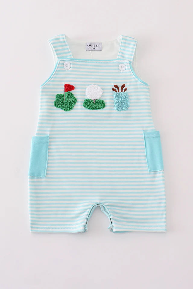 Blue Stripe Golf French Knot Jonjon
