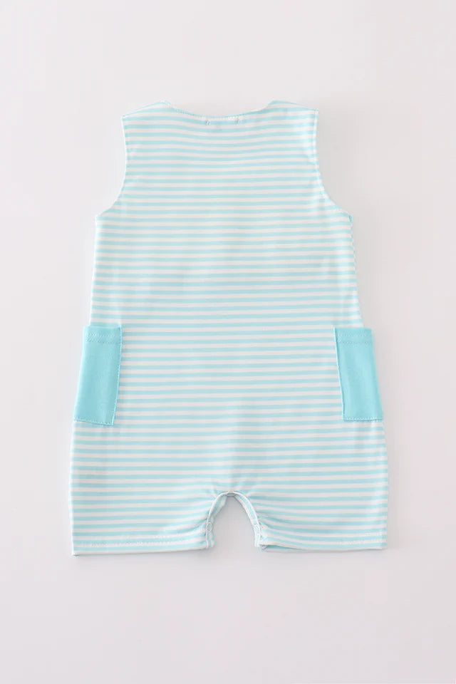 Blue Stripe Golf French Knot Jonjon