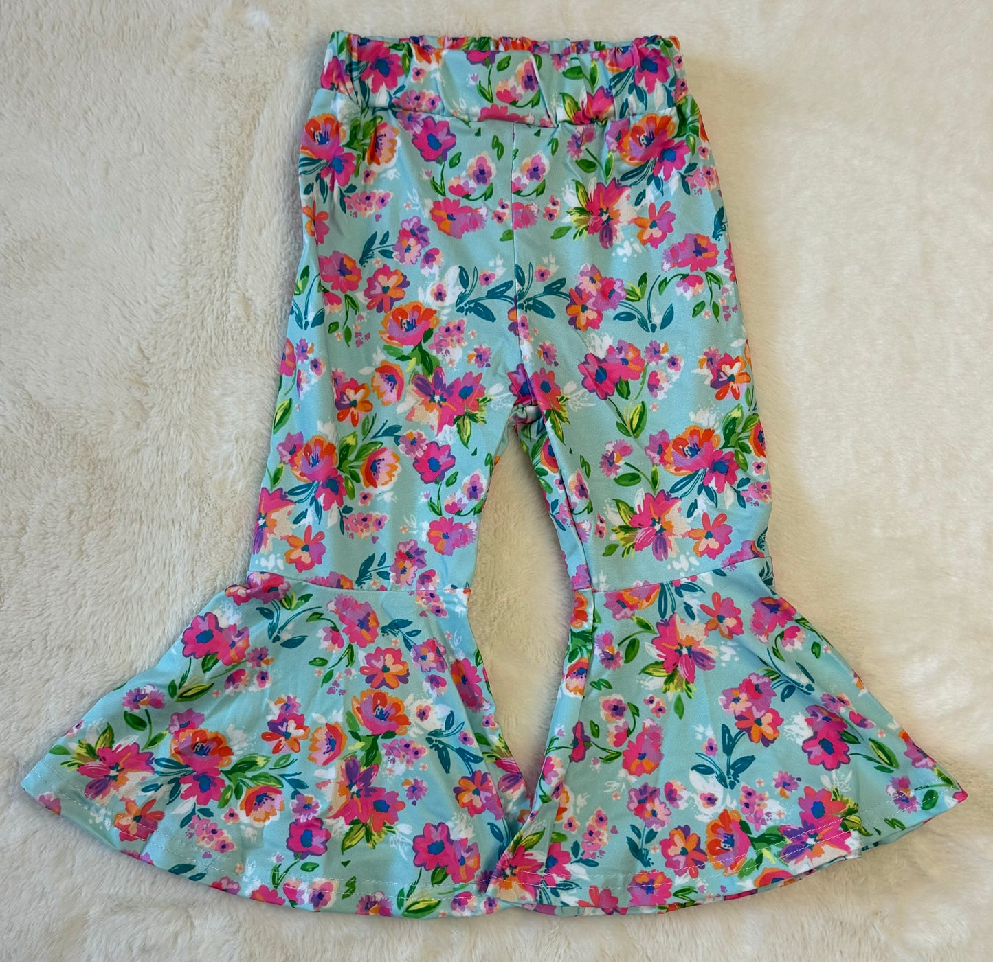 Bright Pink Tank Bell Bottoms Outfit