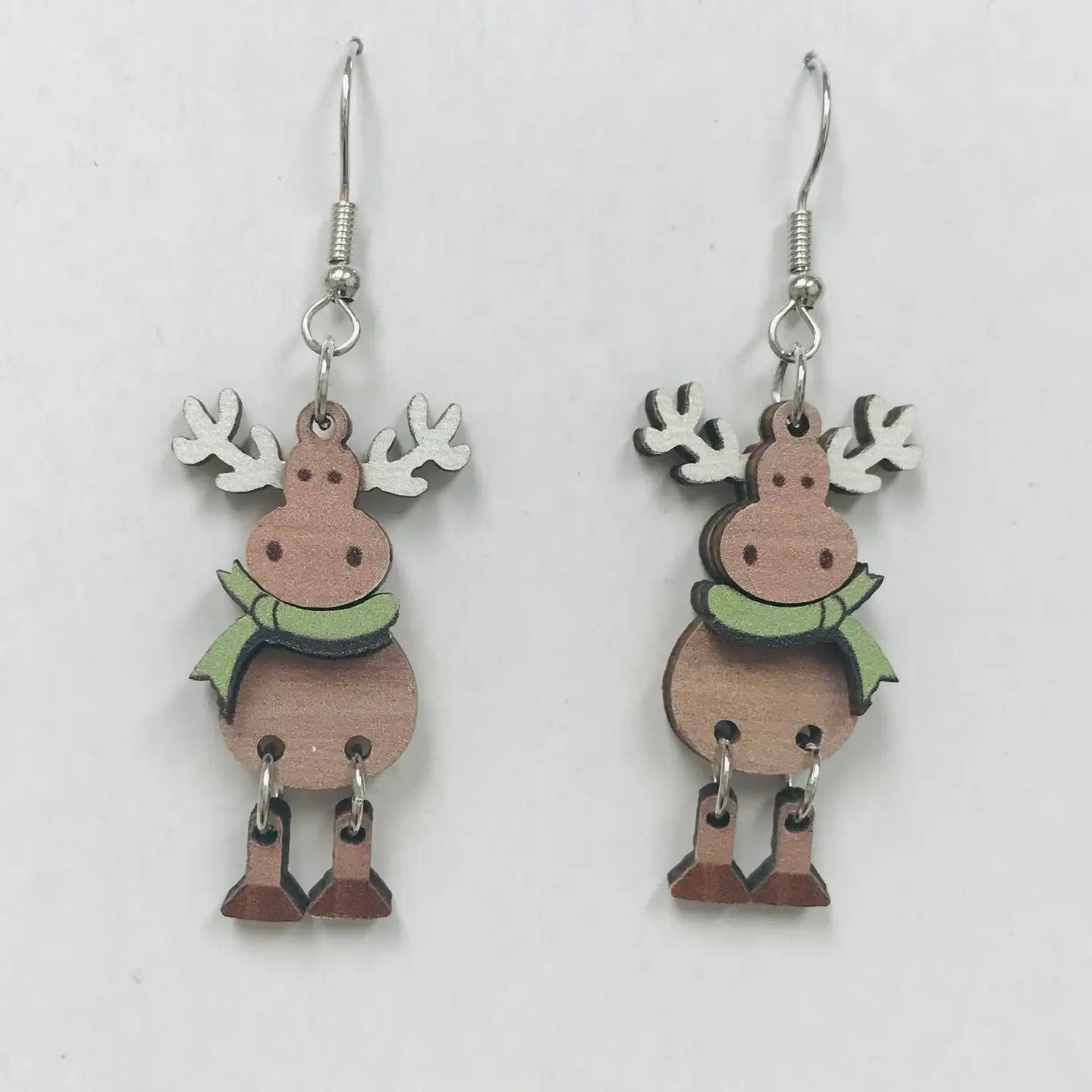 Christmas Moose Earrings
