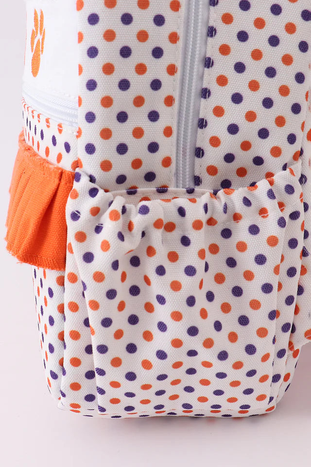 Clemson Tigers Frill Toddler Backpack