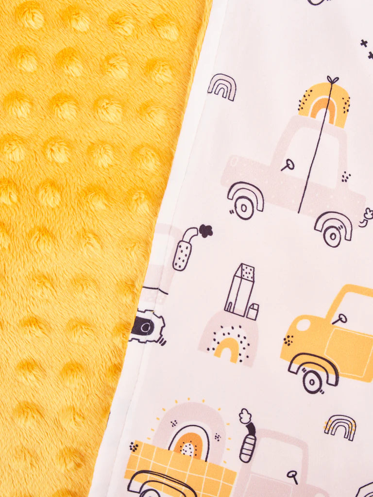 Construction Zone Minky Blanket