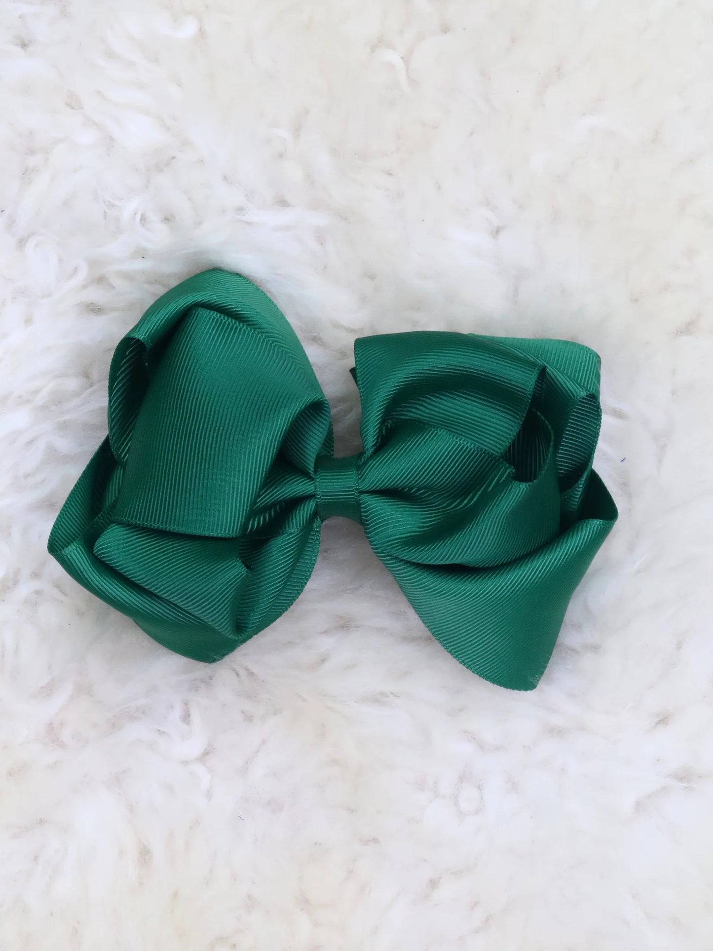 5 Inch Double Layer Bow - #68: Forest Green