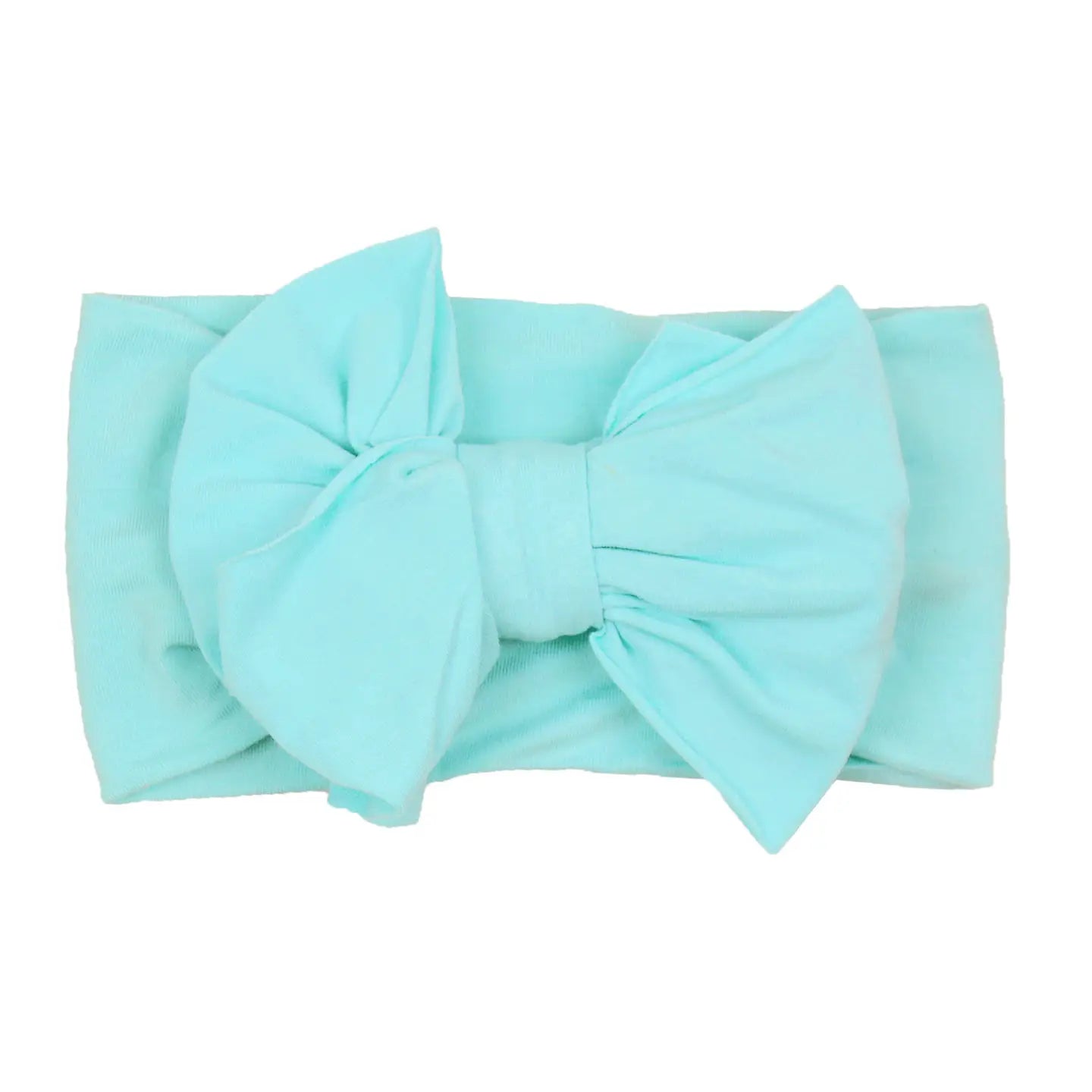 Island Blue Big Bow Headband - One Size