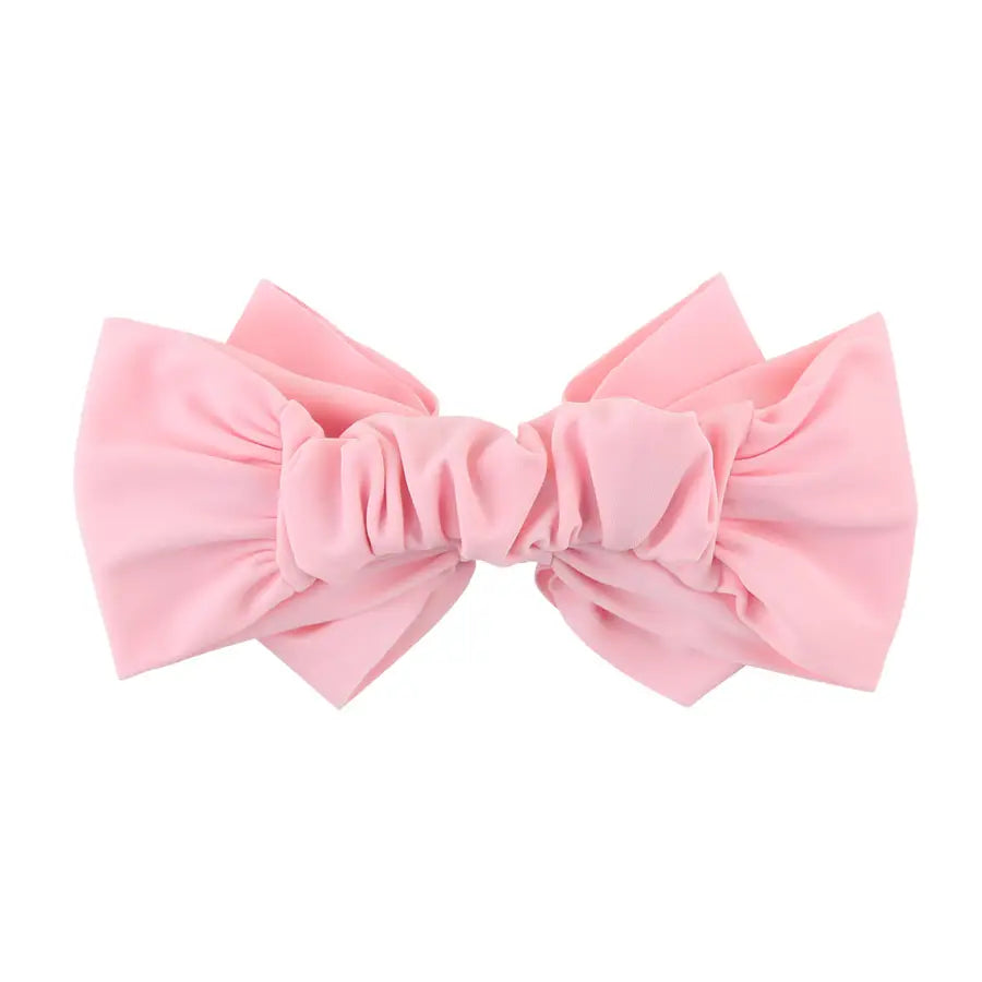 Pink Swim Bow Headband - One Size