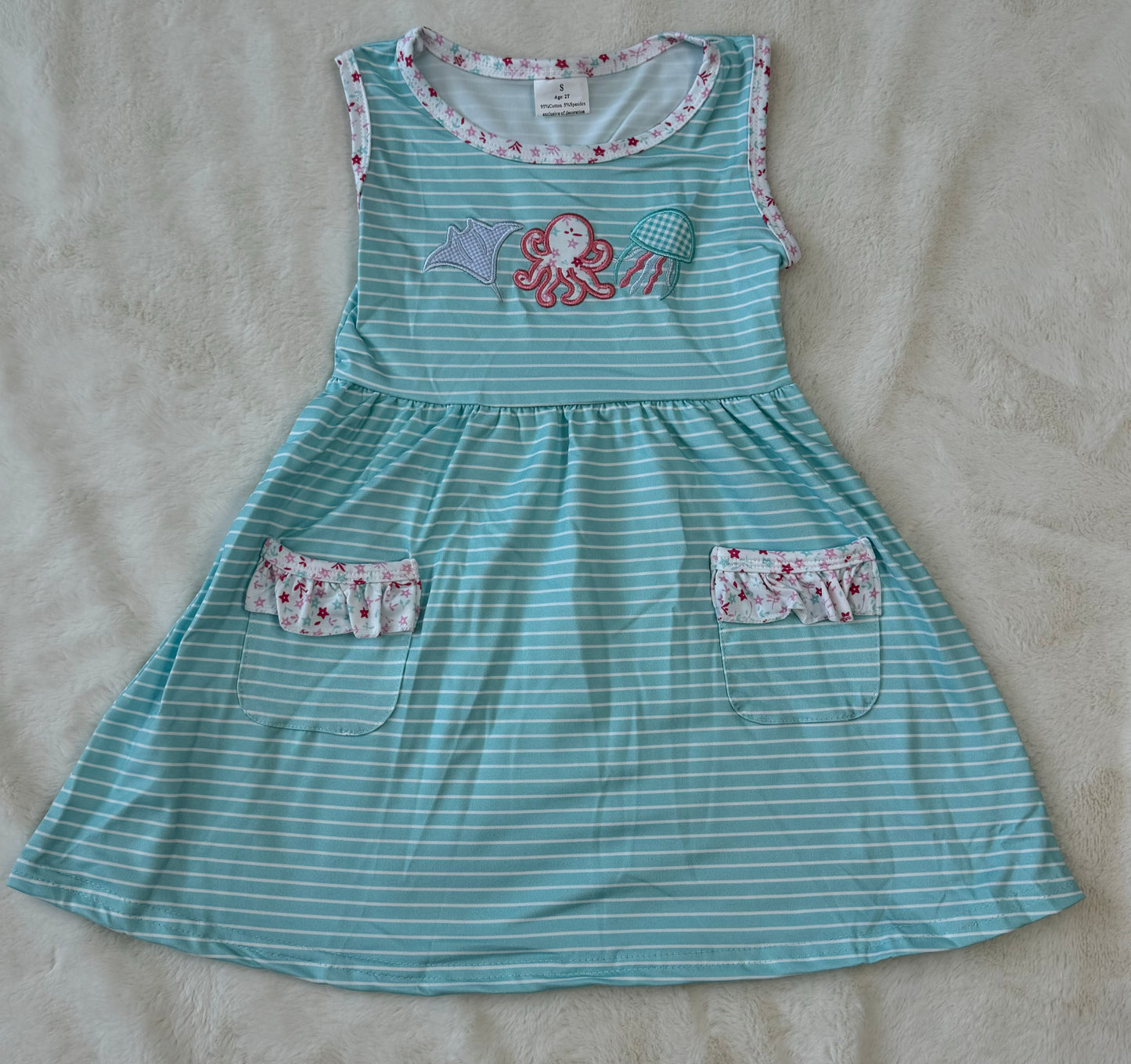 Green Marine Creature Dress