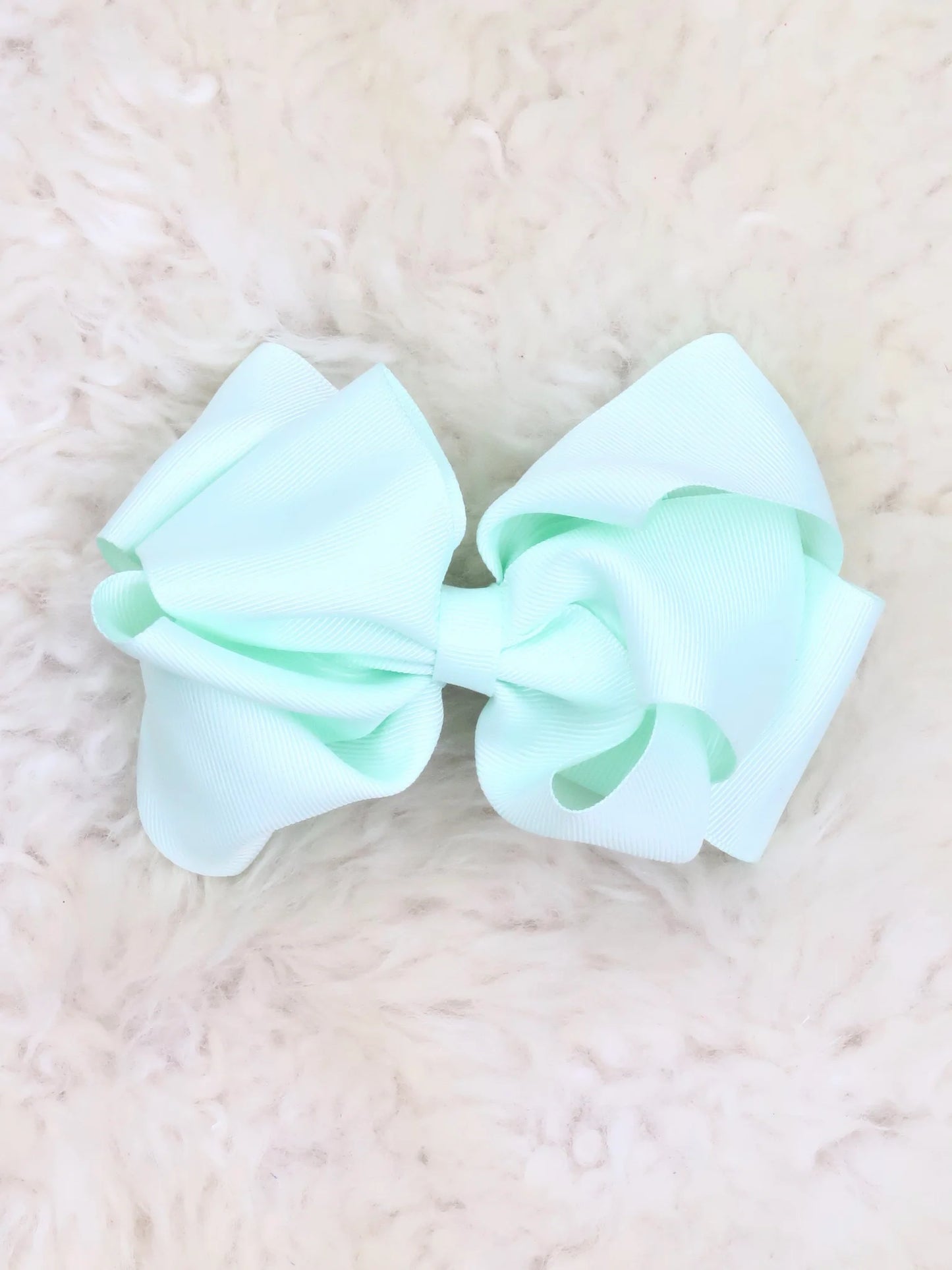 5 Inch Double Layer Bow - #65: Ice Mint
