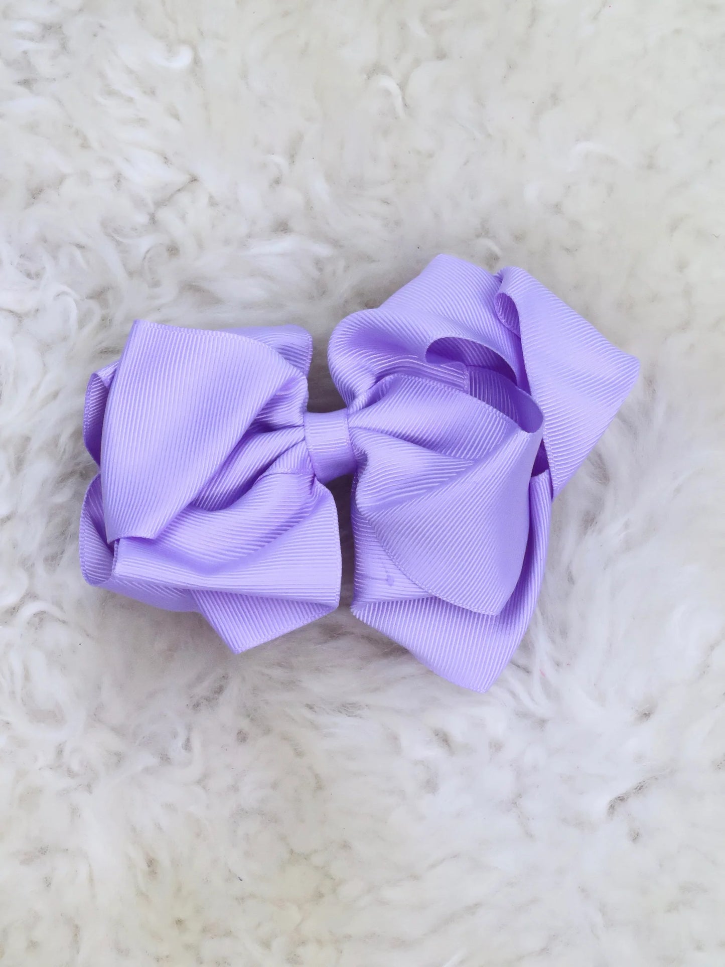 5 Inch Double Layer Bow - #58: Lavendar
