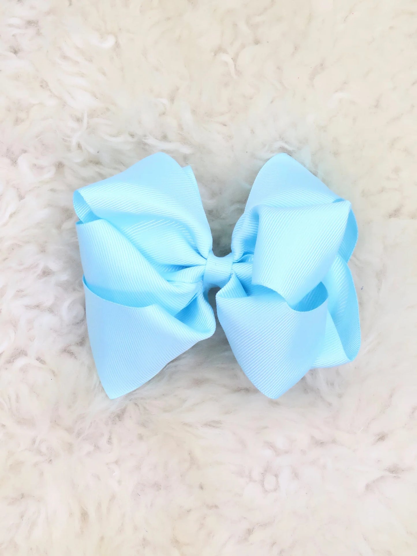 5 Inch Double Layer Bow - #64: Lt Blue