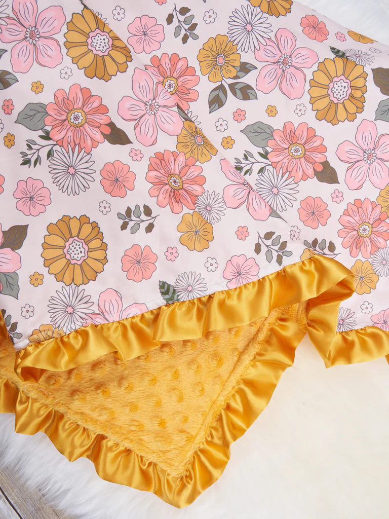 Marigold Memories Minky Blanket