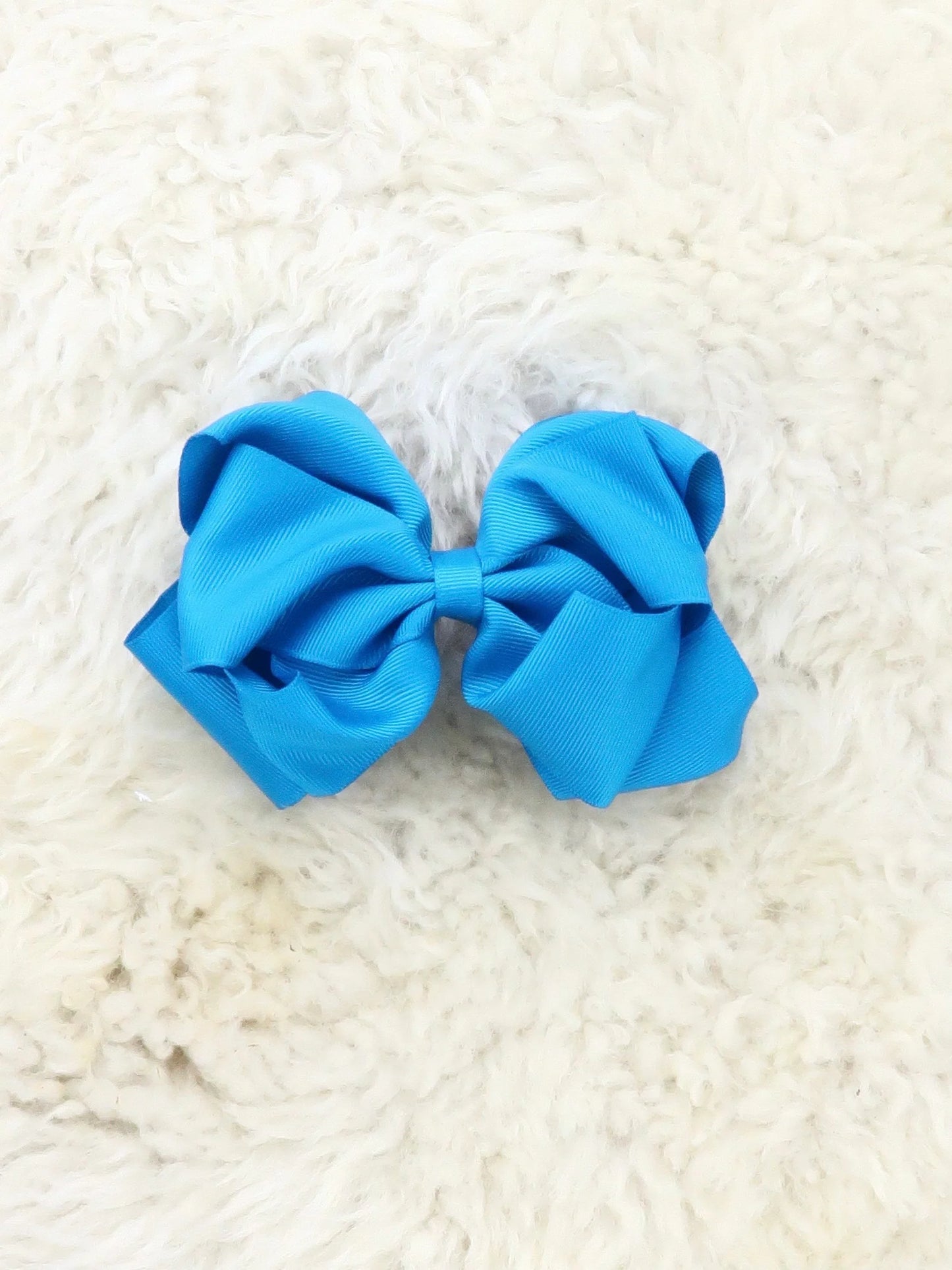 5 Inch Double Layer Bow - #69: Methyl Blue