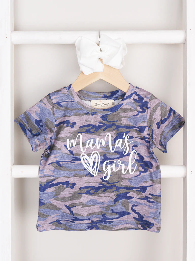 Mom & Me Camouflage "Mama's Boy/Girl/Baby" Shirt & Romper - (Girls)