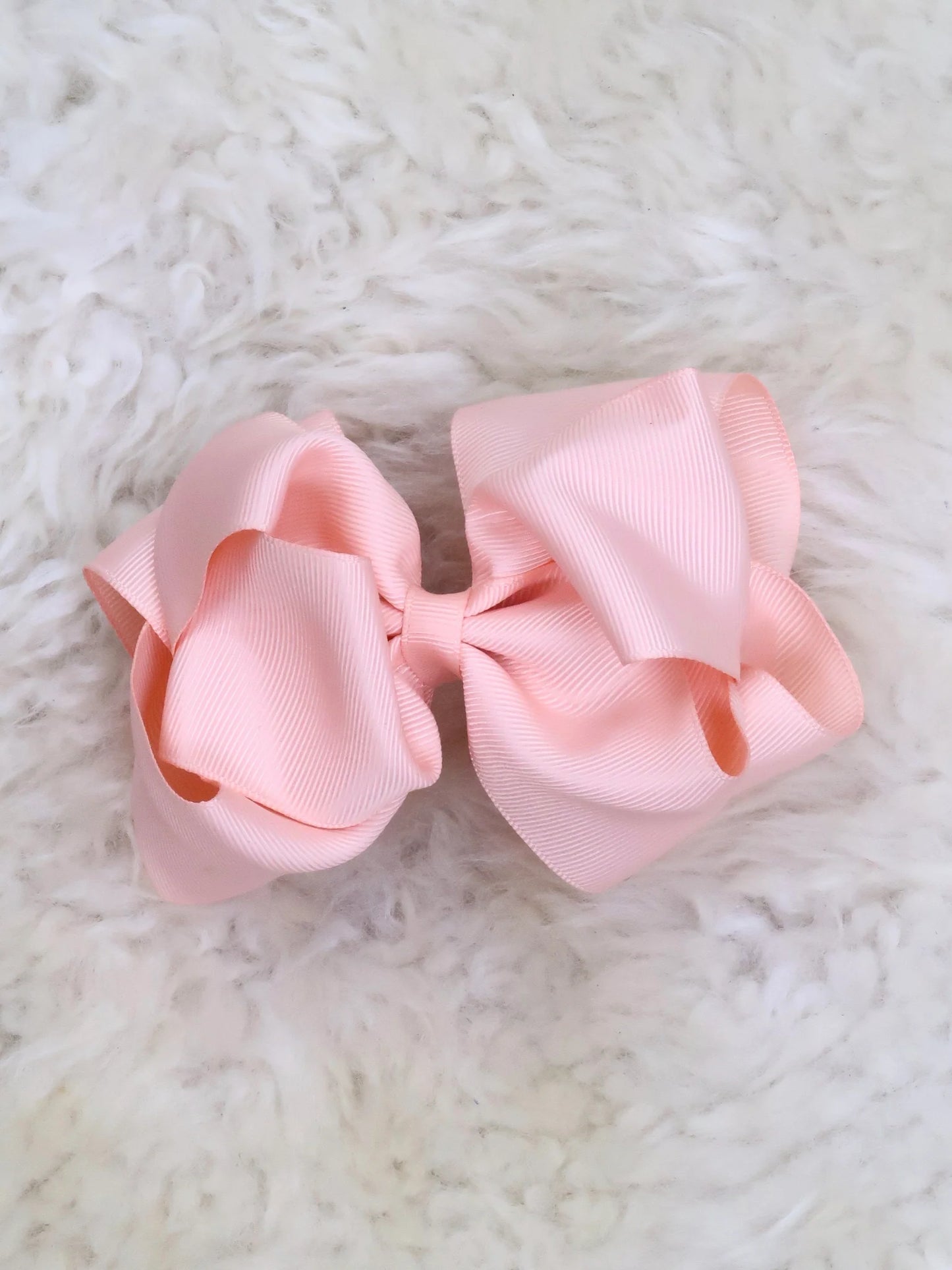 5 Inch Double Layer Bow - #56: Peach