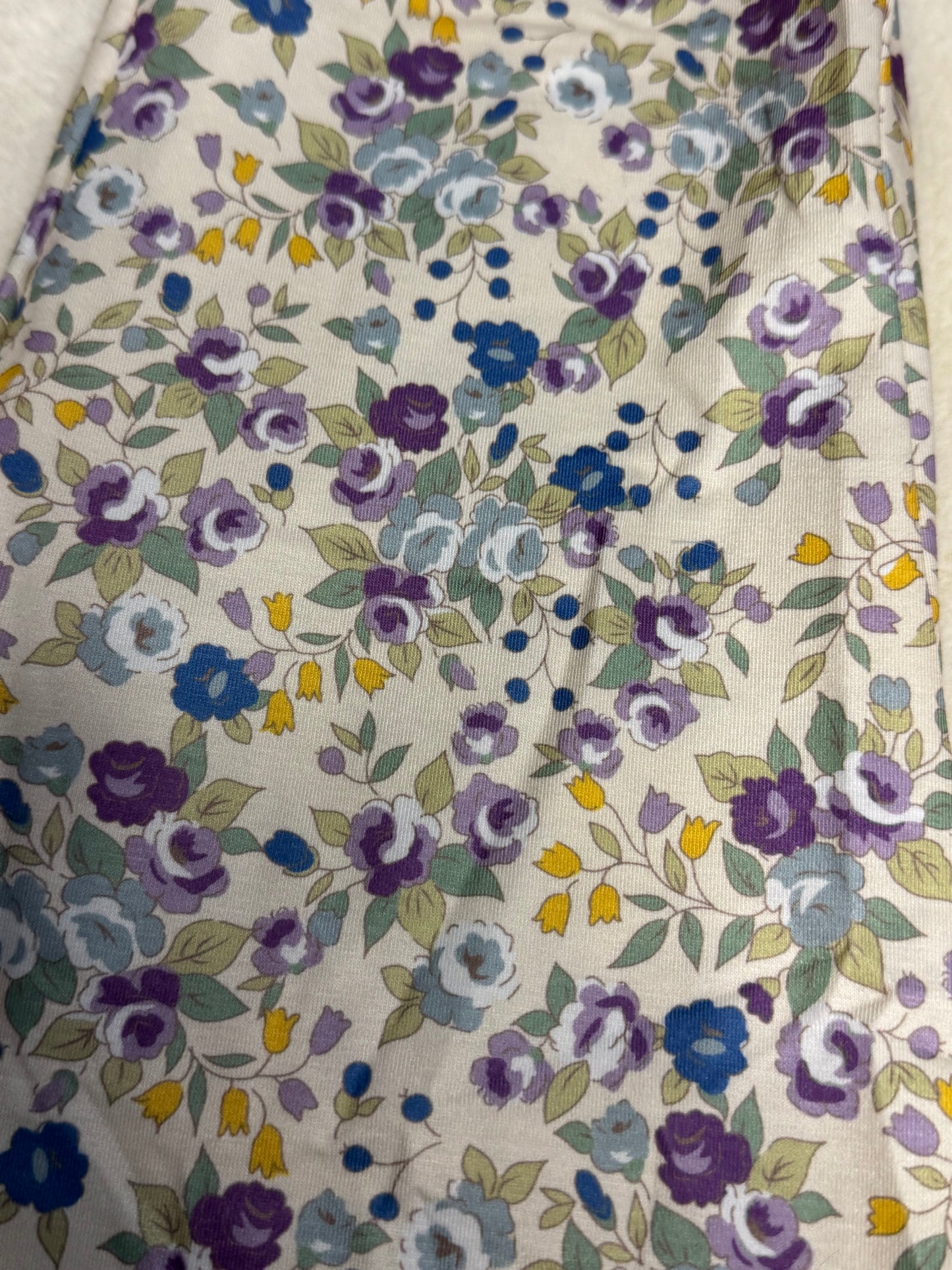 Pig Floral Print Applique Floral Jumpsuit