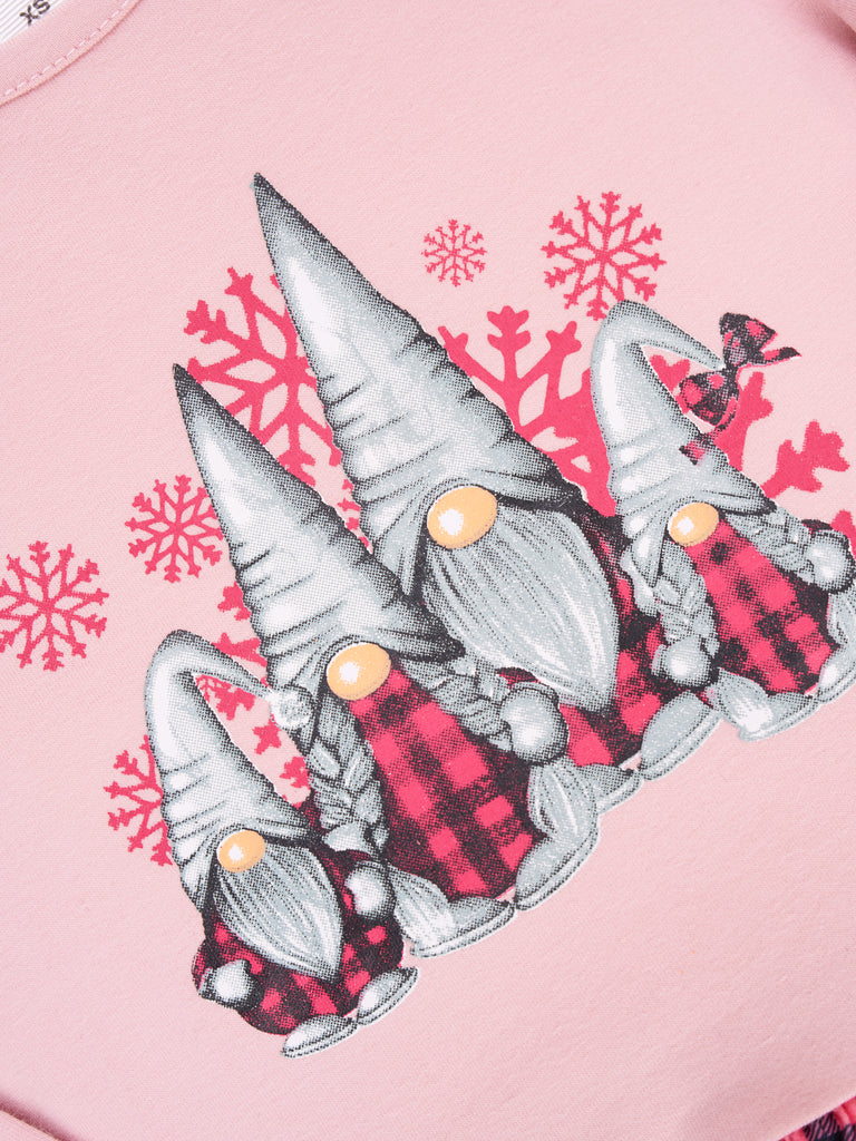 Pink Gnome Distressed Outfit