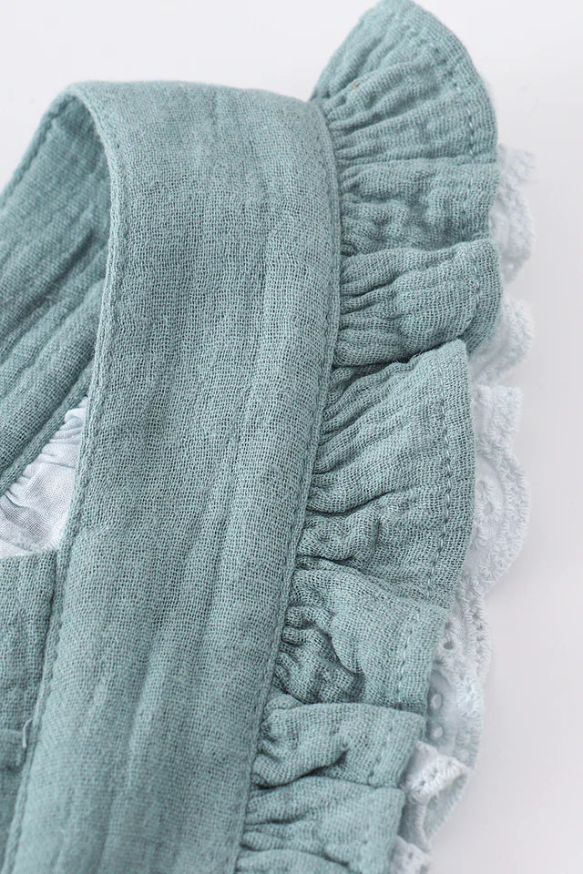 Premium Muslin Ruffle Dress