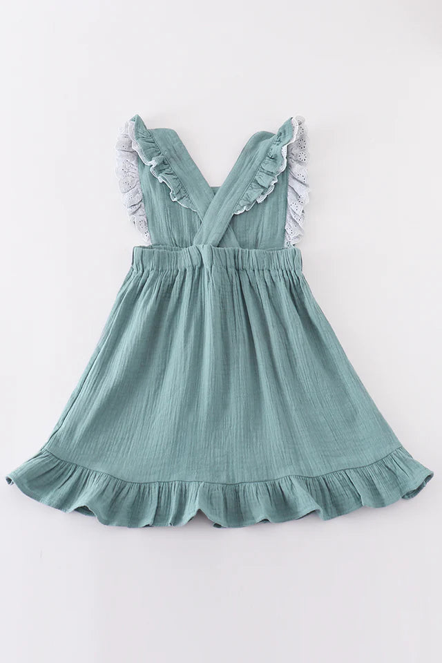 Premium Muslin Ruffle Dress