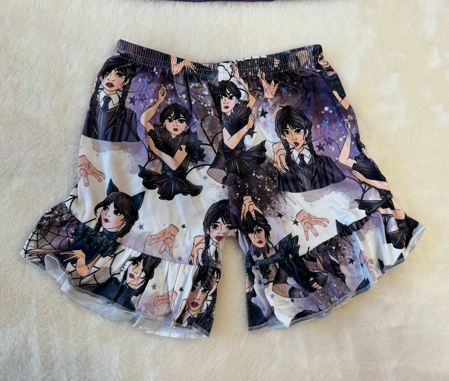 Purple Wednesday Shorts Outfit