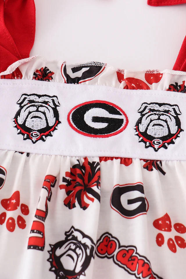 Red Georgia Girls Embroidery Set