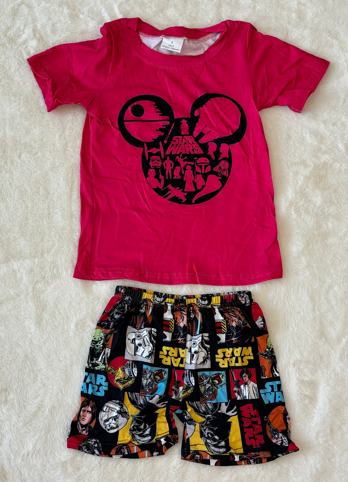 Mouse Star Wars Shorts Outfit