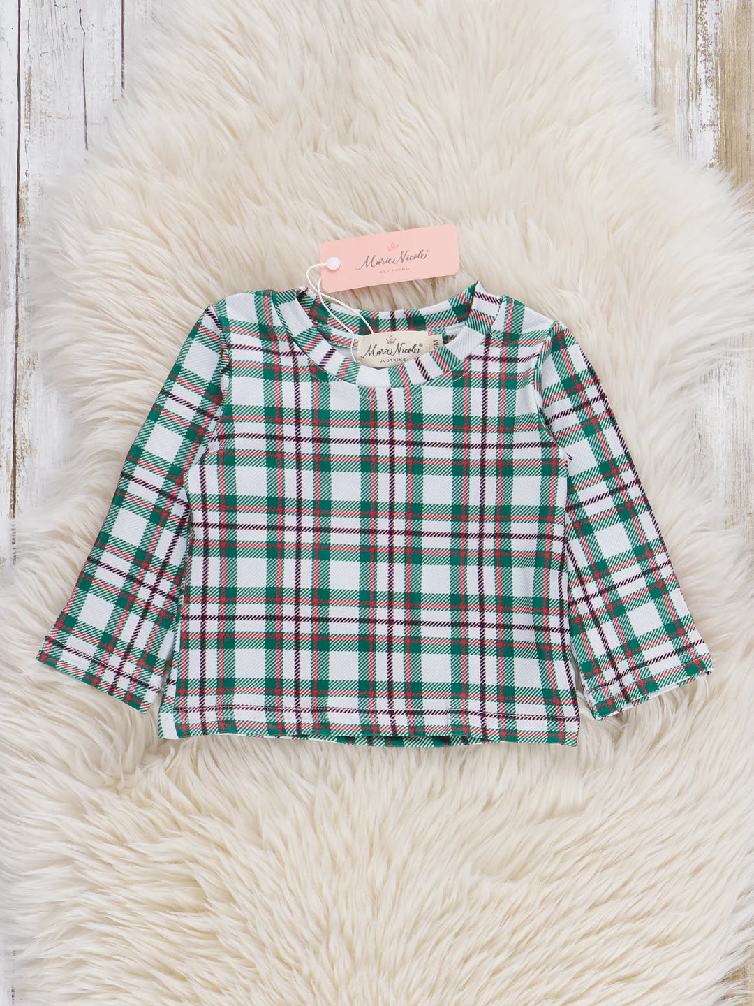 Reindeer Lights Embroidered Overall Romper Set