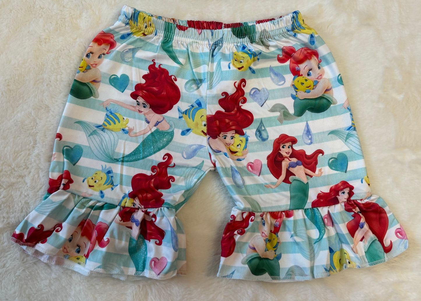 Under The Sea Mermaid Shorts Outfit