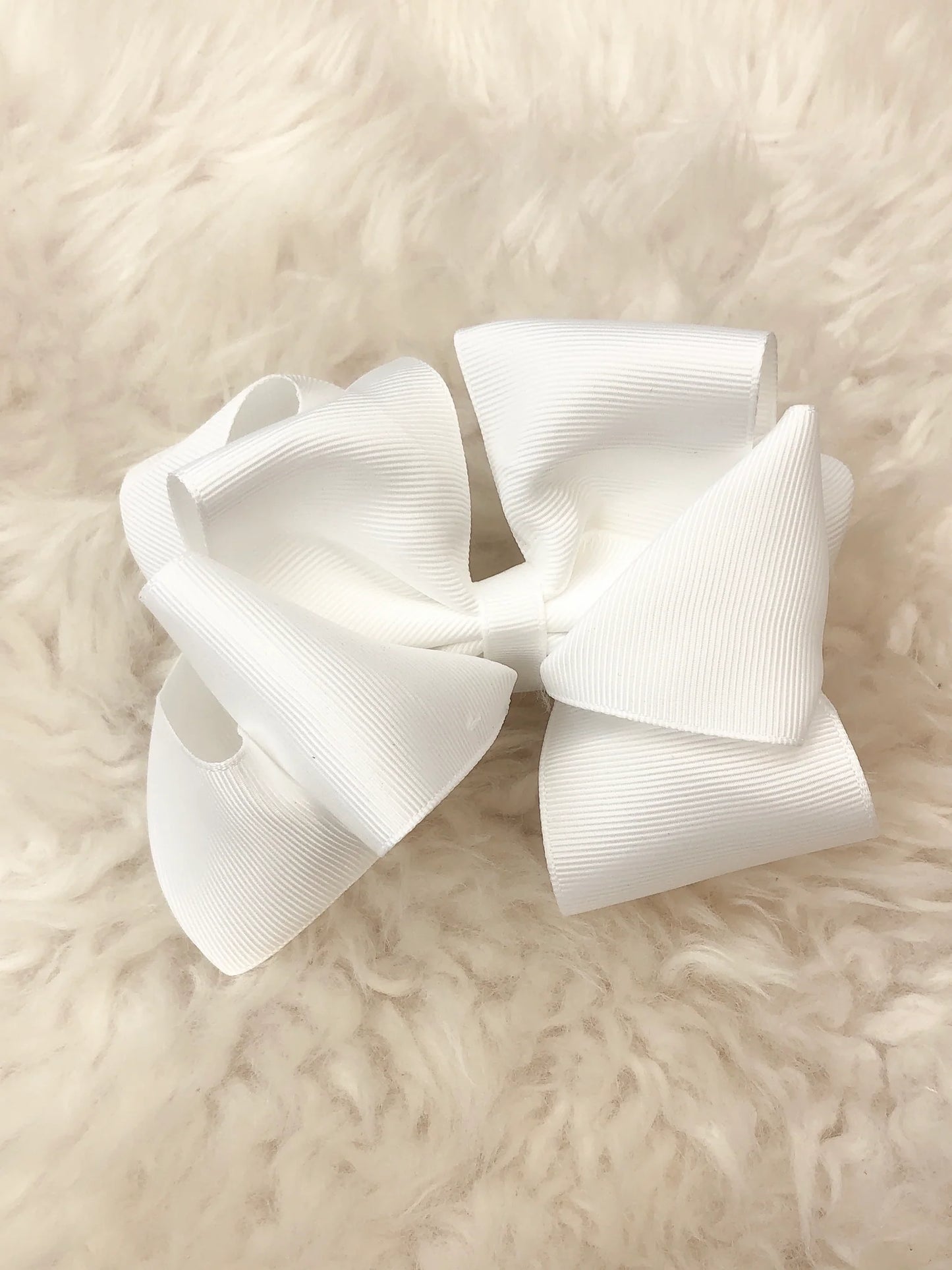 5 Inch Double Layer Bow - #1: White