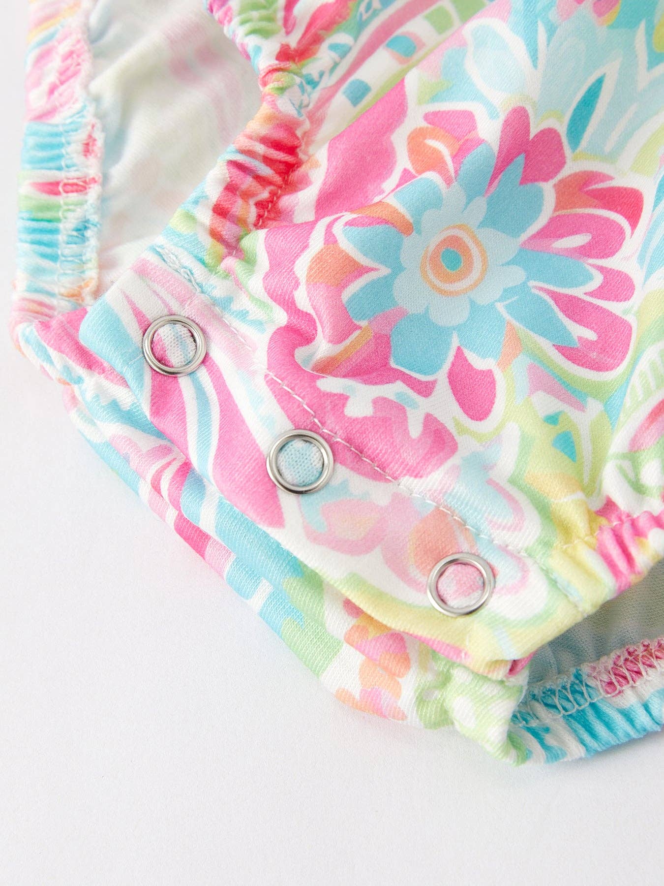 Easter Cross Smocked Embroidered Girl Romper