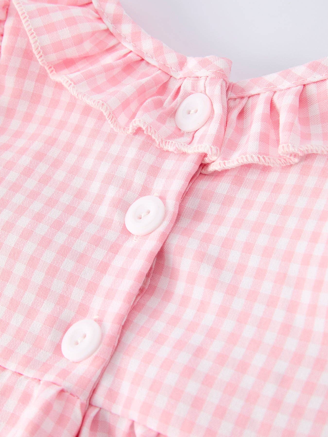 Baby Girls Crocodile Embroidered Smocked Romper