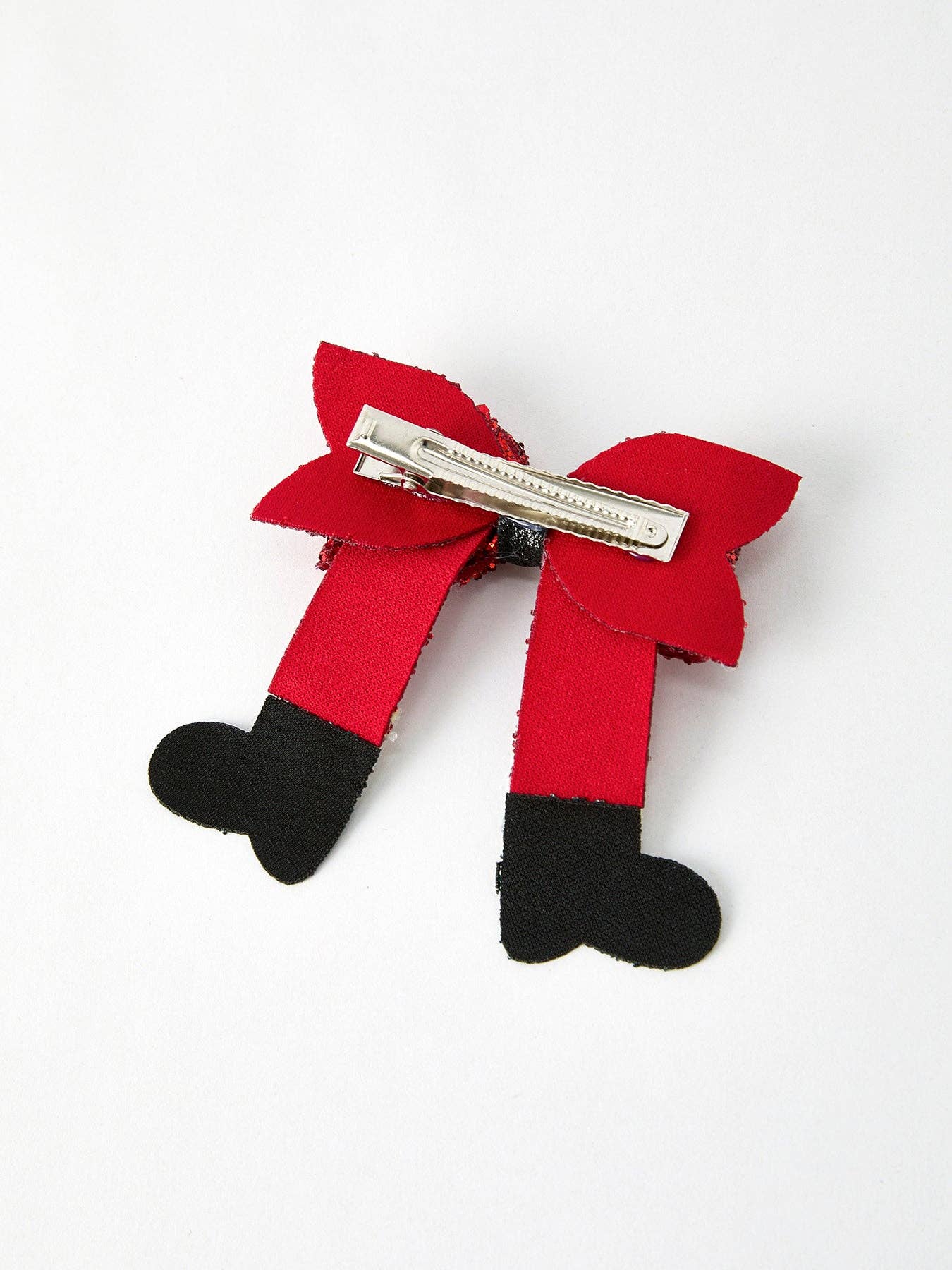 Christmas Red Sequined Hair Bow
