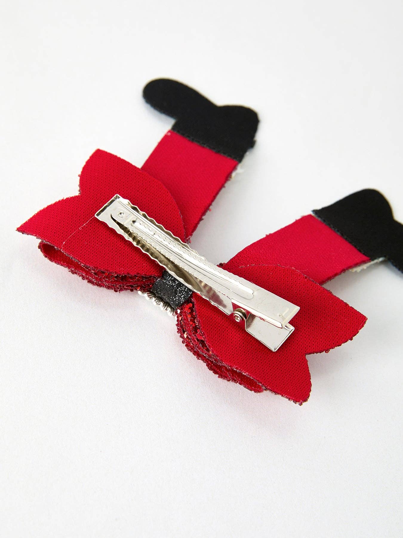 Christmas Red Sequined Hair Bow