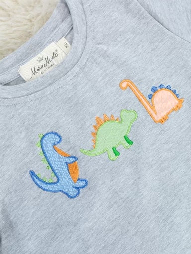 Grey Dinosaur Outfit