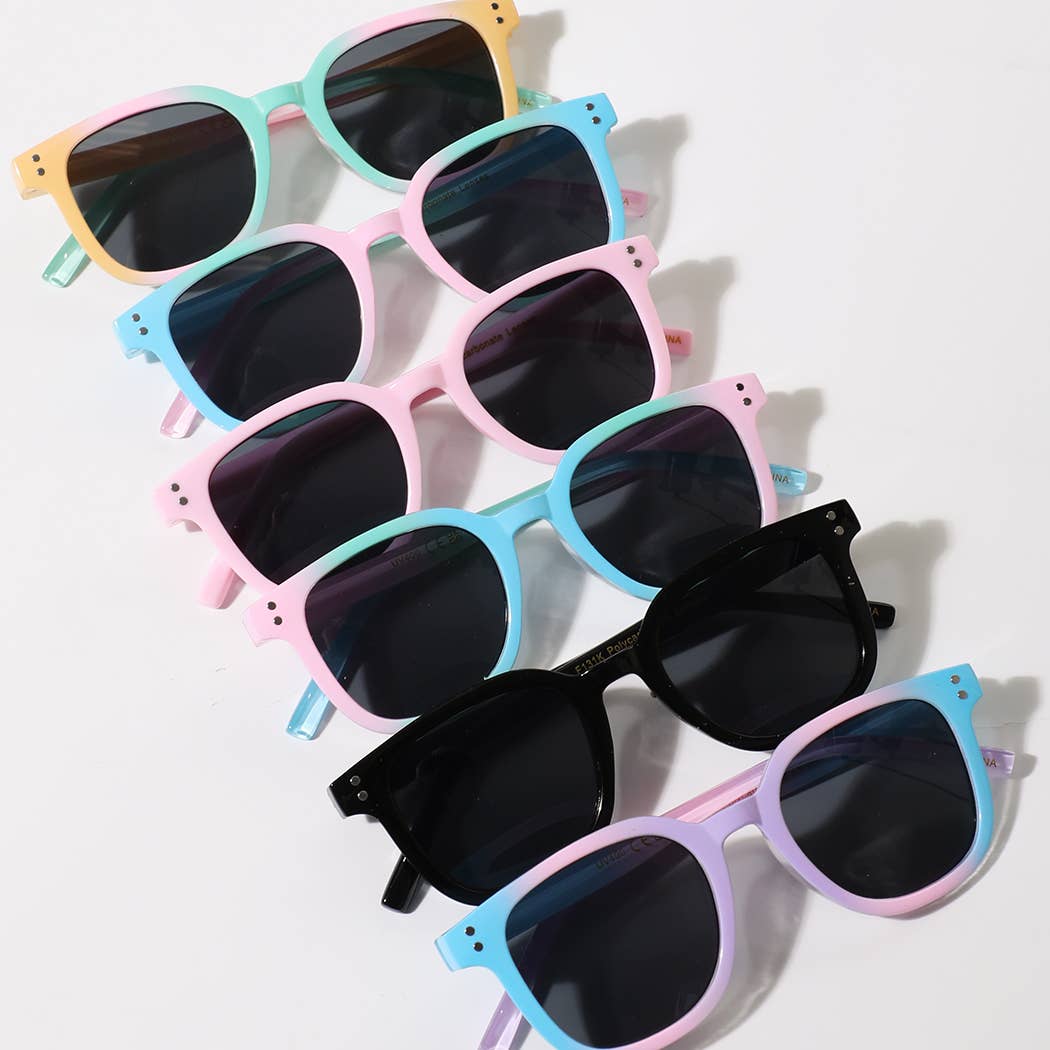 Gradient Square Frame Sunglasses