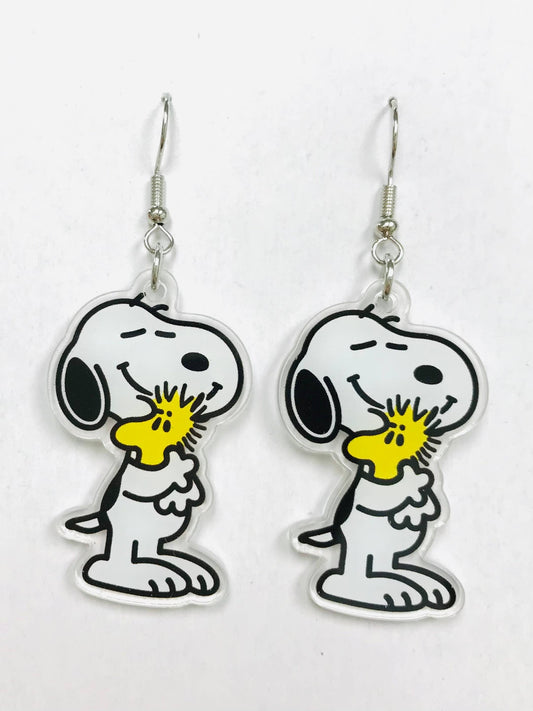 Acrylic Cute Dog Earrings