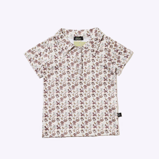 Game Strap Boy Collar Shirt