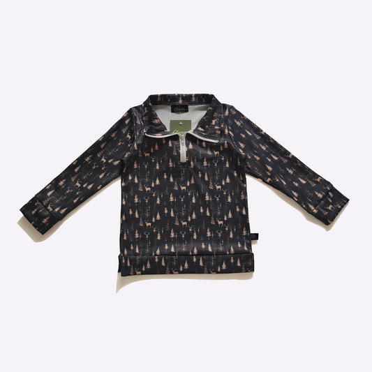 Midnight Forest Boy Quarter Zip
