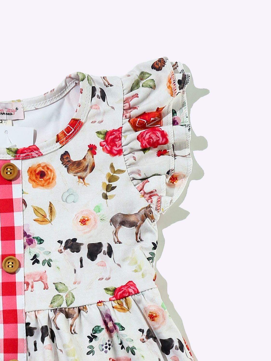 Floral Farm Girls Dress
