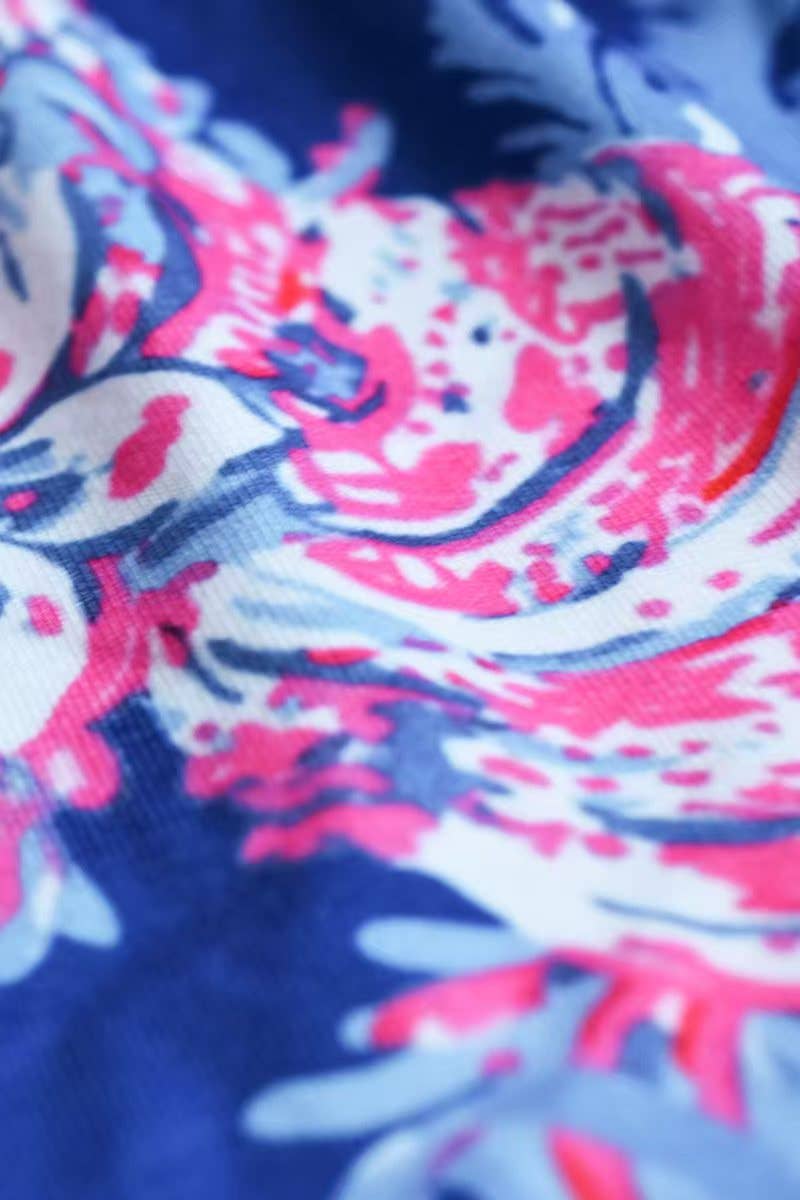 Floral Printed Top & Bloomer Set