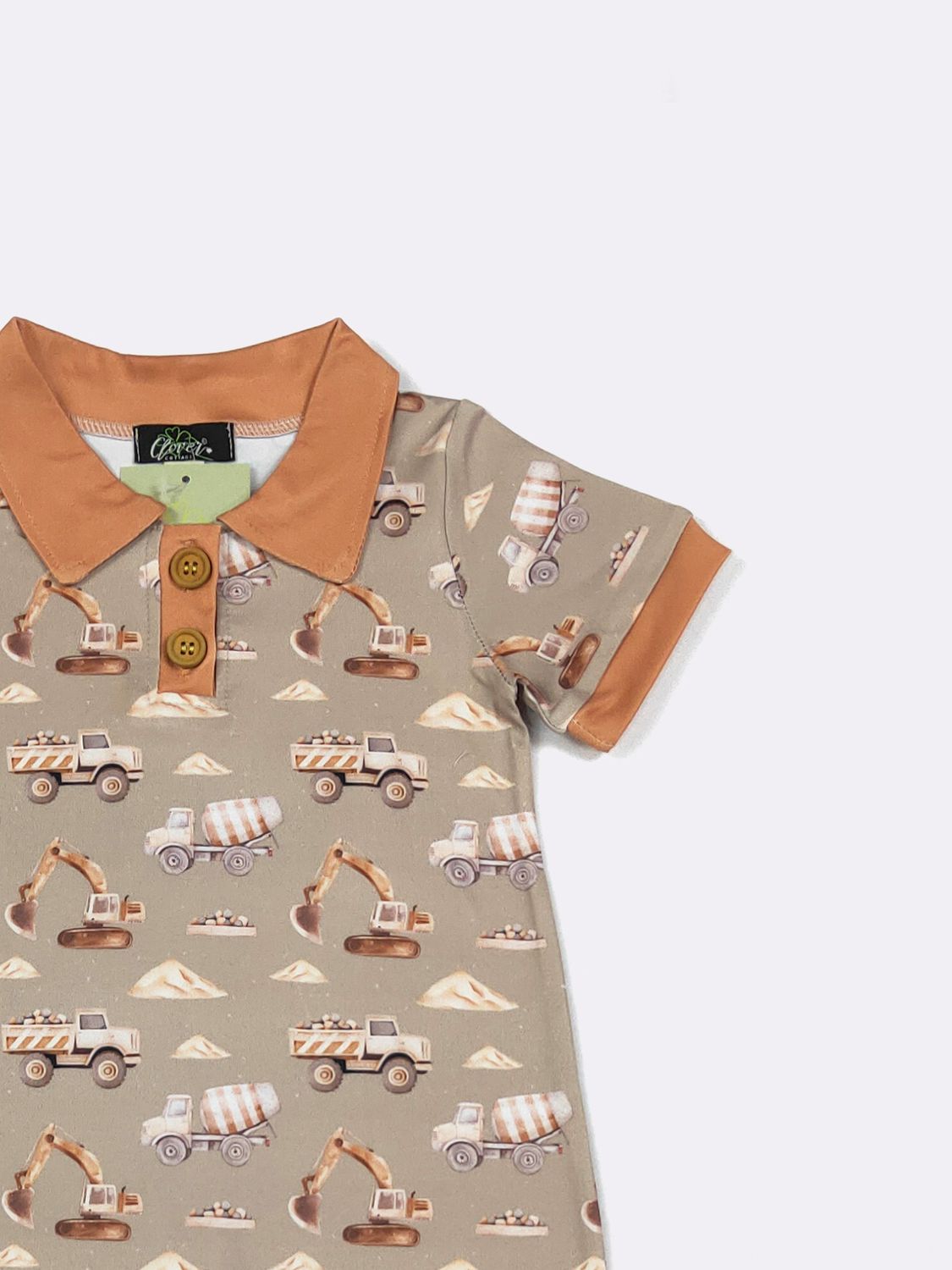 Construction Boy Romper